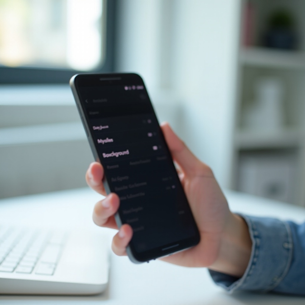 android schwarzer hintergrund deaktivieren