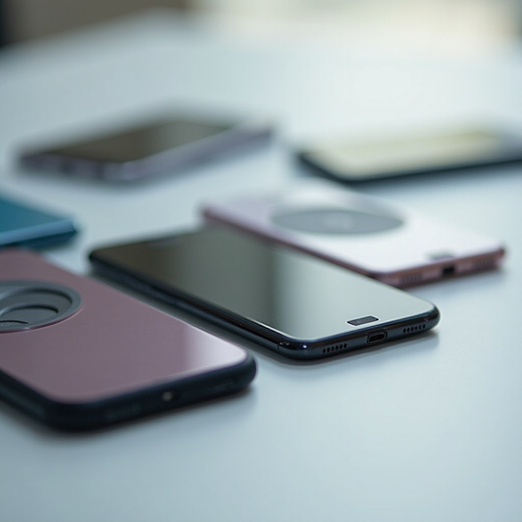 Lautsprecher Position bei verschiedenen Handymodellen