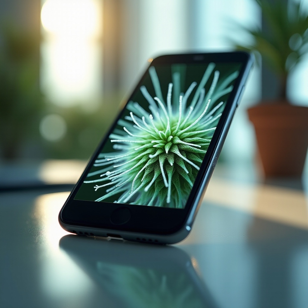 Trichom-Reife Handy
